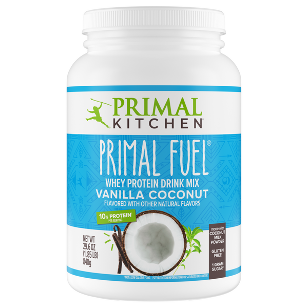 What's Inside Primal Fuel: Vanilla Coconut Whey Protein Drink Mix